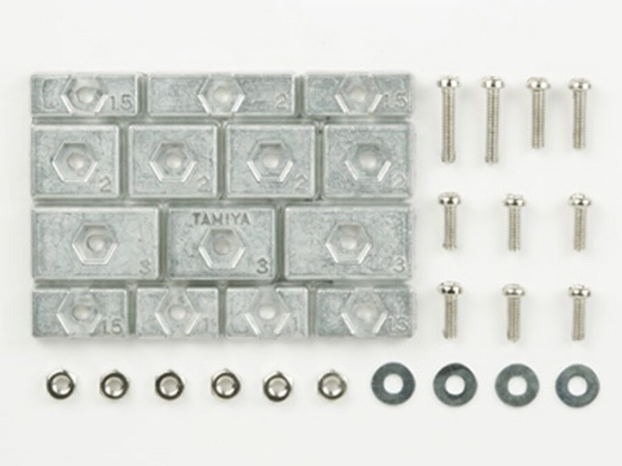 Tamiya 15343 Mini 4WD Multi Chassis Balance Weight：圖片 1