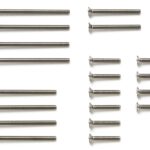 Tamiya 15510 Mini 4WD Stainless Steel Countersunk Screw Set (10/12/20/25/30mm)