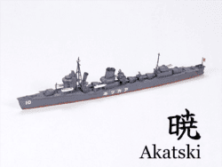 Tamiya 31406 1/700 Akatsuki - Japanese Destroyer