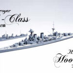 Tamiya 31806 1/700 Hood - British Battle Cruiser & E Class Destroyer (Battle of the Denmark Strait)