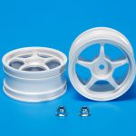 Tamiya 53232 1/10 Scale RC One-Piece Racing Spoke Wheels (1 Pair)