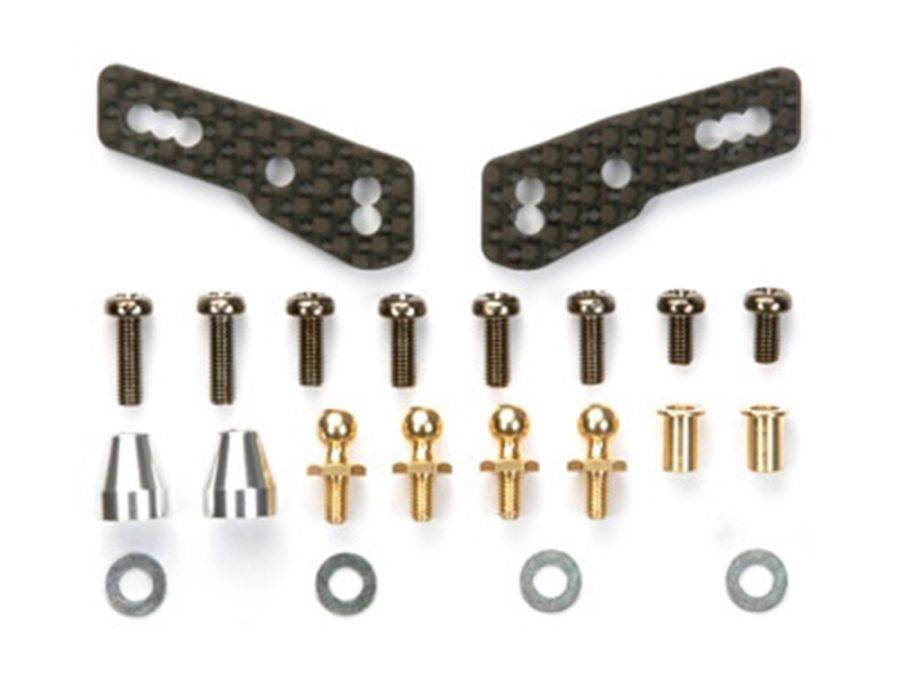 Tamiya 54432 RC DT-02 Carbon Damper Stay (Rear)：圖片 1