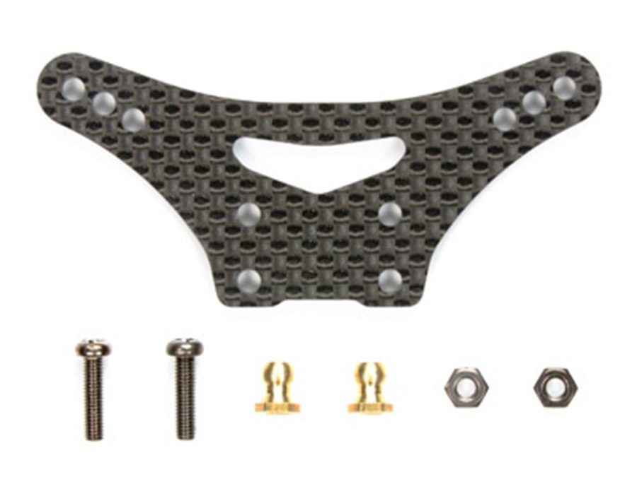 Tamiya 54474 RC DB02 Carbon Damper Stay (Front)：圖片 1