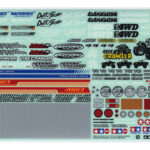 Tamiya 54630 Sponsor Sticker Set (for Off-Road Car)