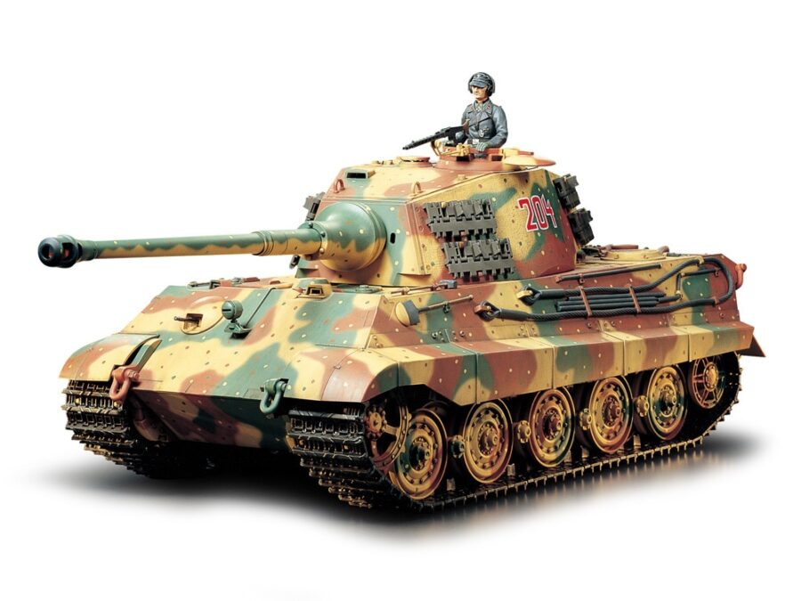 Tamiya 56018 1/16 RC King Tiger "Production Turret" Full-Option Complete Kit：圖片 1