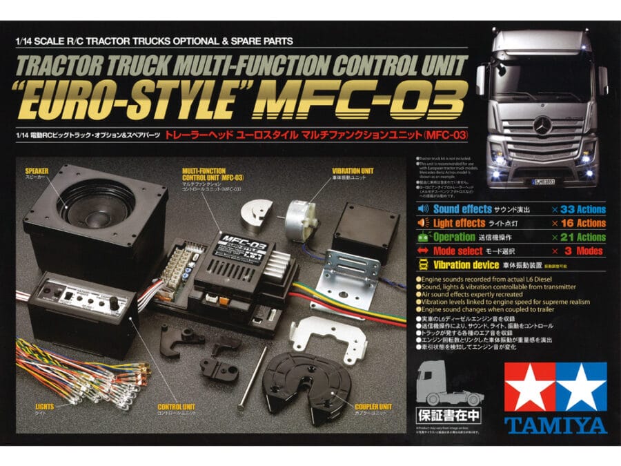 Tamiya 56523 RC Tractor Truck Multi Function Control Unit "Euro Style" (MFC-03)：圖片 2