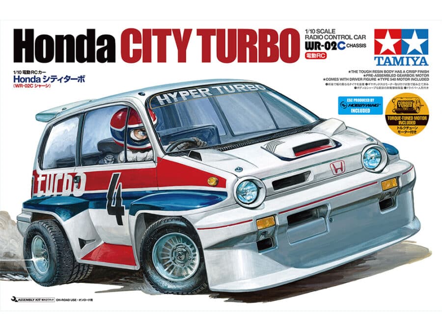 Tamiya 58611 1/10 Honda City Turbo (WR-02C Chassis)：圖片 2