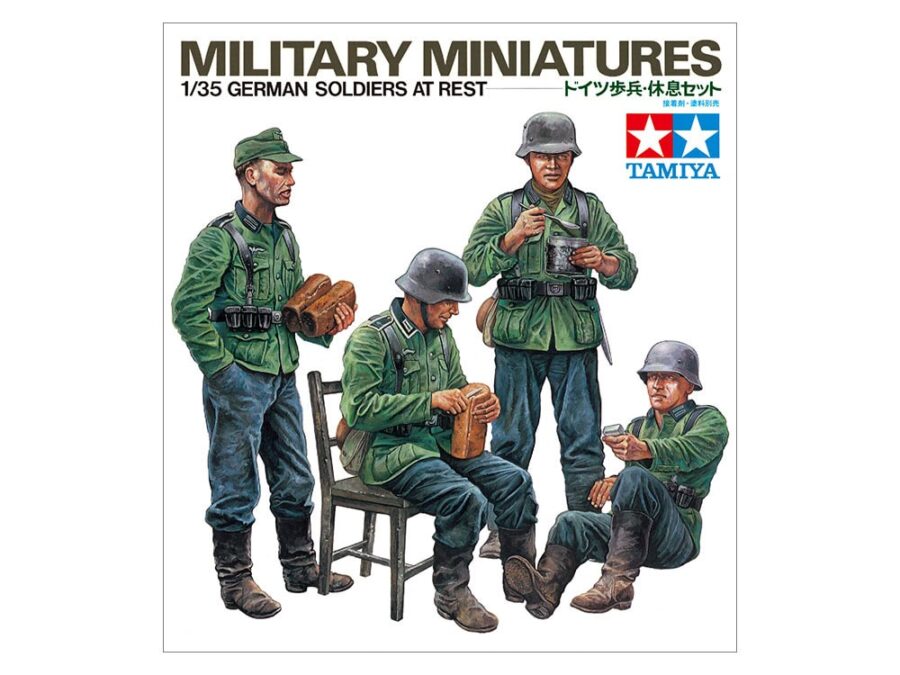 Tamiya 35129 1/35 German Soldiers at Rest：圖片 2
