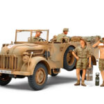 Tamiya 35305 1/35 German Steyr Type 1500A/01 & Africa Corps Infantry at Rest