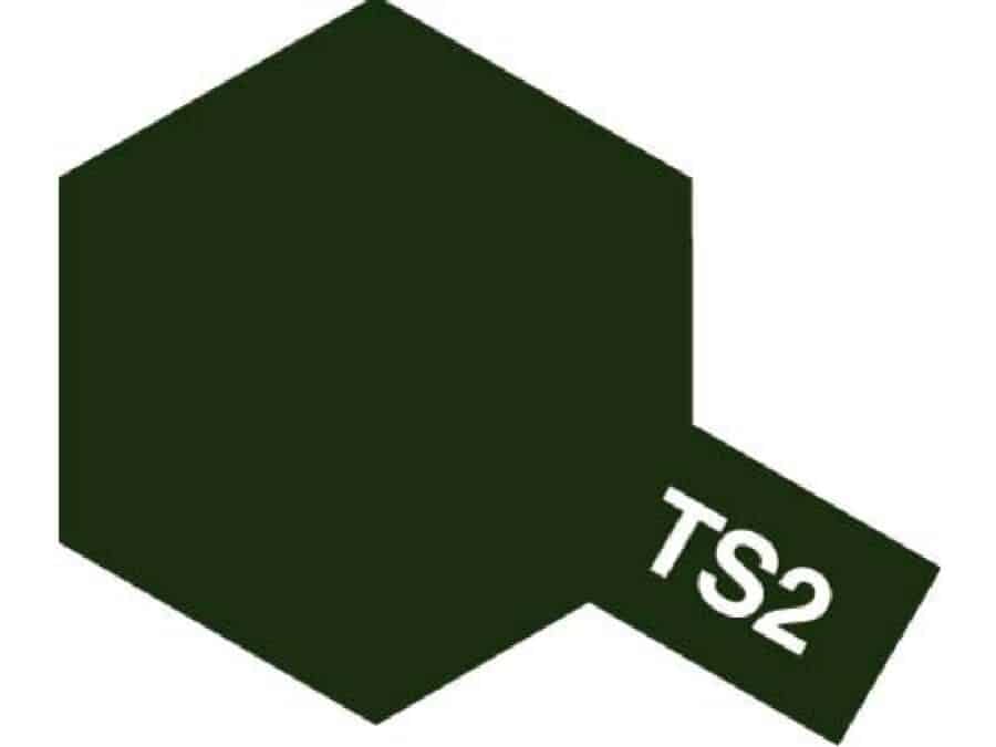 Tamiya 85002 Tamiya Color Spray TS-2 Dark Green：圖片 1