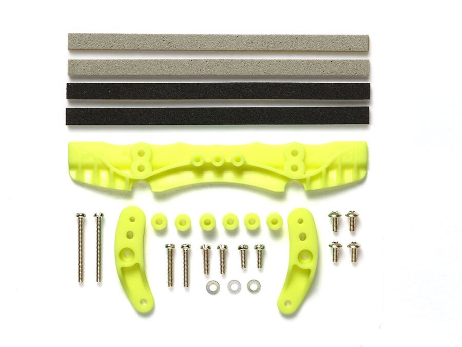 Tamiya 95535 Brake Set (for AR Chassis) (Fluorescent Yellow)：圖片 1