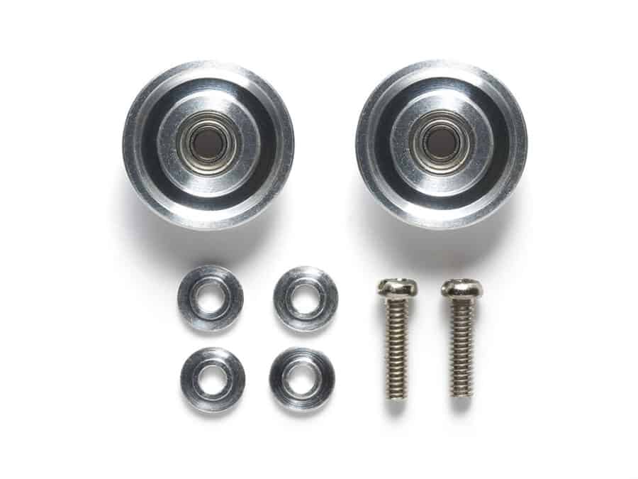 Tamiya 95497 HG 13mm Tapered Aluminum Ball-Race Rollers (Ringless)：圖片 1