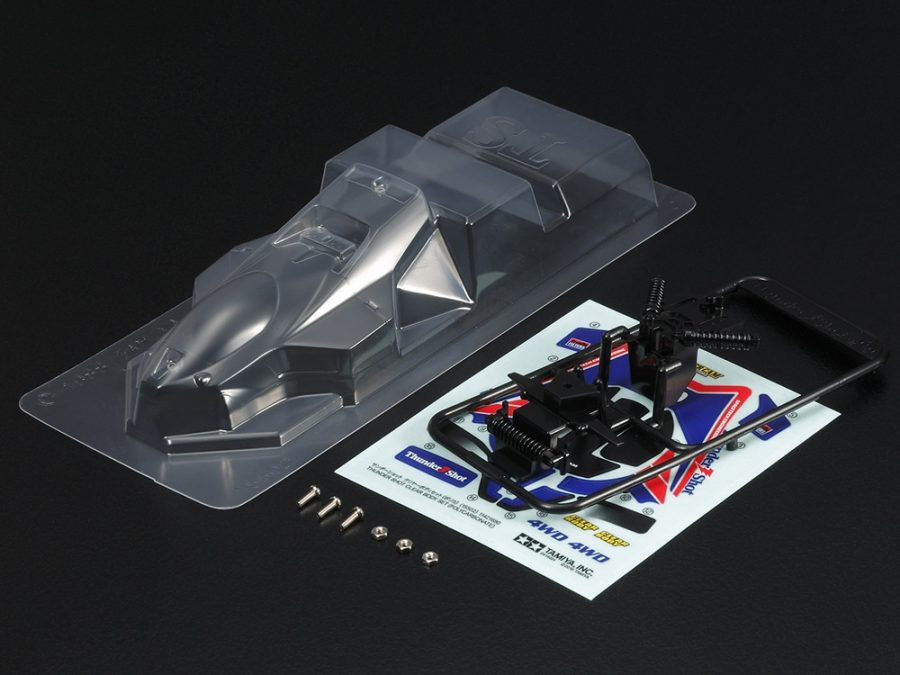 Tamiya 15502 Thunder Shot Clear Body Set (Polycarbonate)：圖片 1