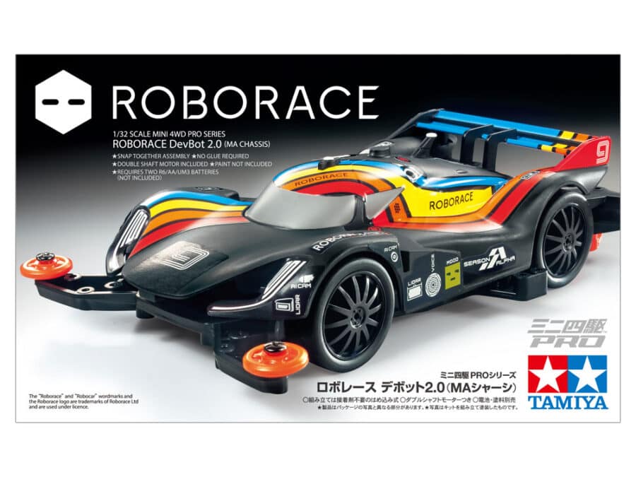 Tamiya 18656 1/32 Mini 4WD Roborace DevBot 2.0 (MA Chassis)：圖片 2