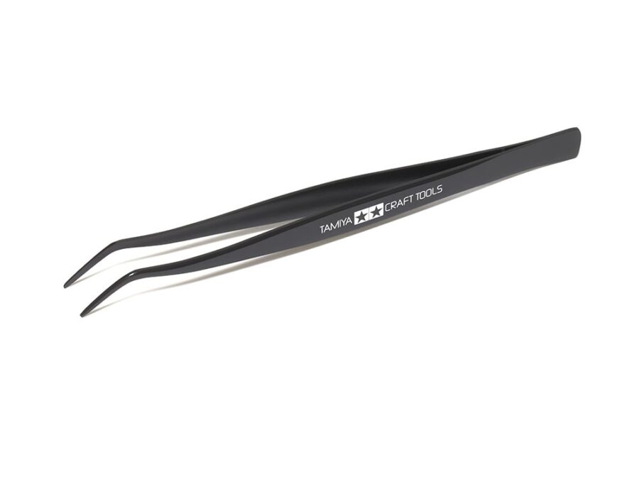 Tamiya 74003 Angled Tweezers：圖片 1