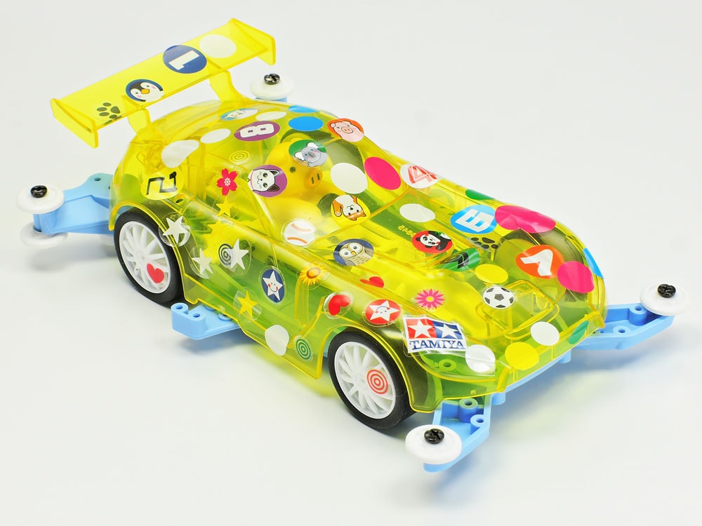 その他 tame Tamiya 17904 Beginner's Mini4WD Pig Racer (Yellow/Silwolf