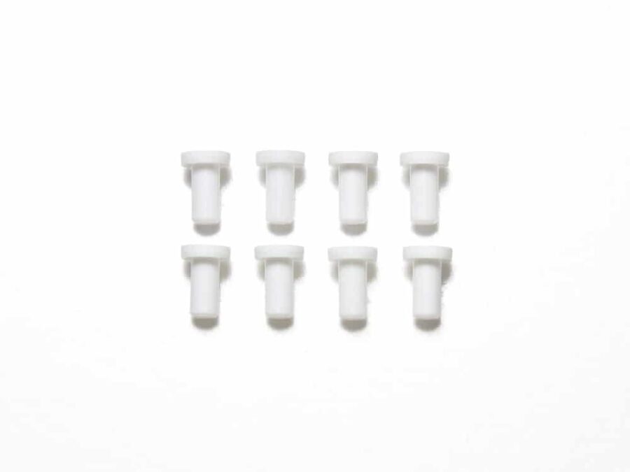 Tamiya 10306 AO-1035 Mini 4WD wheel bush (white / 8pcs)：圖片 1