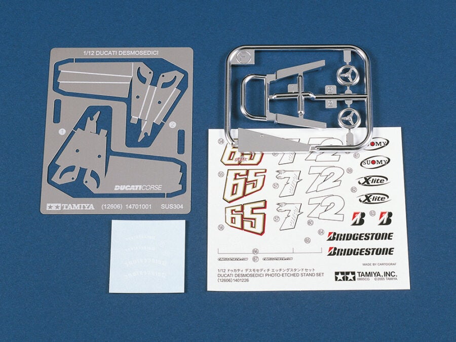 Tamiya 12606 1/12 Ducati Desmosedici Photo-Etched stand set：圖片 1