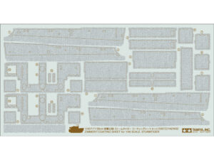 Tamiya 12672 Zimmerit Coating Sheet For 1/48 Sturmtiger