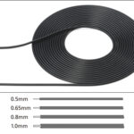 Tamiya 12677 Cable (0.8mm Outer Diameter / Black)