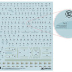 Tamiya 12692 1/48 Scale F-4 Phantom Ⅱ Access Door Decal Set A