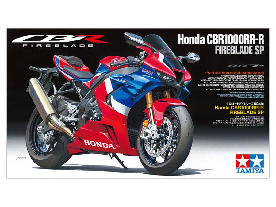 Tamiya 14138 1/12 Honda CBR1000RR-R FIREBLADE SP：圖片 2