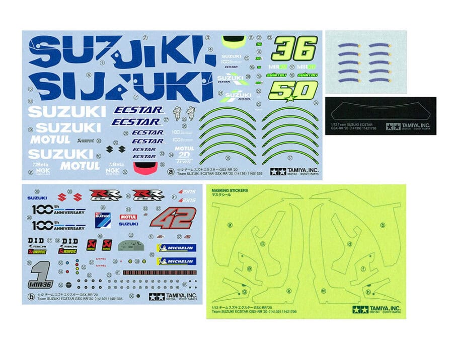 Tamiya 14139 1/12 Team SUZUKI Ecstar GSX-RR '20：圖片 8