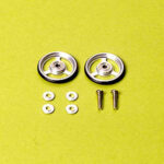 Tamiya 15161 17mm Aluminum Ball-Race Rollers (3-Spoke Type)