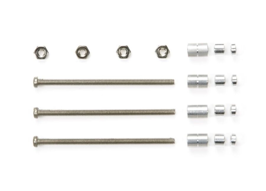 Tamiya 15407 Mini 4WD Stainless Steel Screw Set D (40mm)：圖片 1