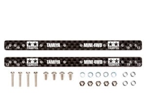 Tamiya 15497 1/32 Mini 4WD HG Carbon Reinforcing Plate for 13/19mm Roller 1.5mm：圖片 2