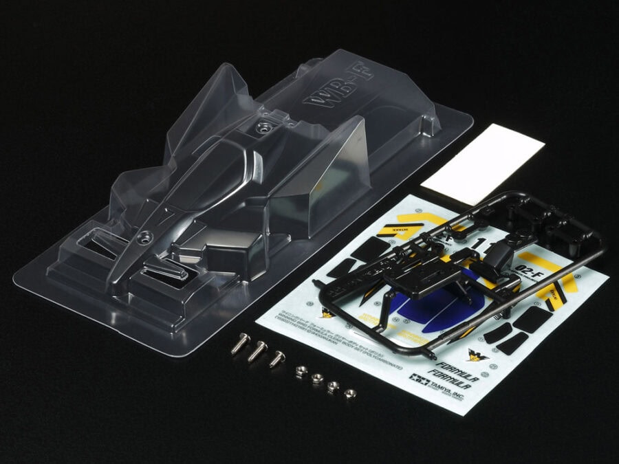 Tamiya 15503 1/32 Mini 4WD Winning Bird Formula Clear body set (Polycarbonate)：圖片 1