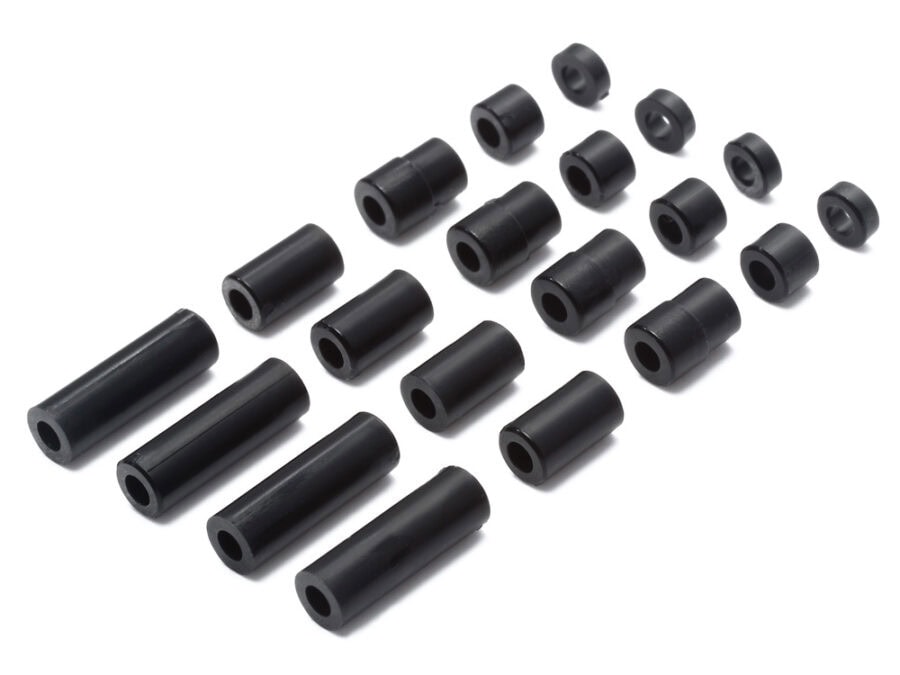 Tamiya 15506 1/32 Mini 4WD JR LW Plastic Spacer Set - (12/6.7/6/3/1.5mm)：圖片 1