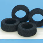 Tamiya 15507 HG Low Rebound Sponge Tires (for Large Dia. Narrow Wheels)