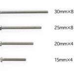 Tamiya 15508 Stainless Steel Screw Set (15/20/25/30mm)