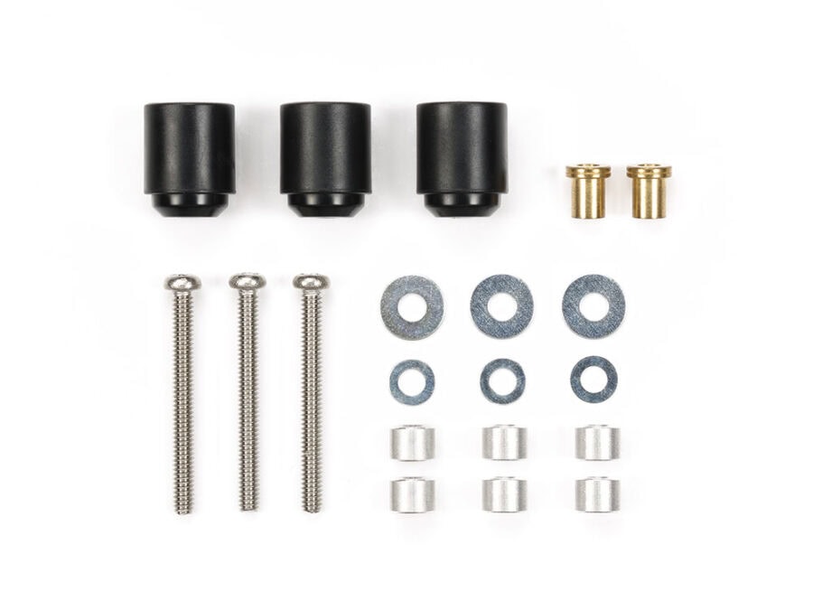 Tamiya 15528 HM Tube Stabilizers Black：圖片 1