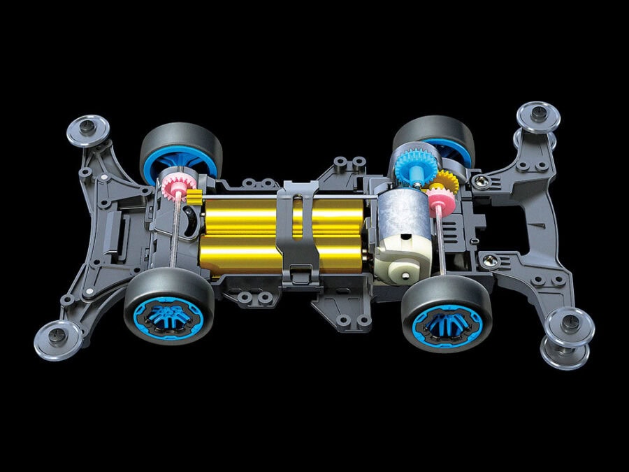 Tamiya 18100 1/32 Mini 4WD Eleglitter (VZ Chassis)：圖片 6