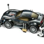 Tamiya 18710 1/32 Mini 4WD Starter Pack FM-A Balanced Spec (Rowdy Bull)