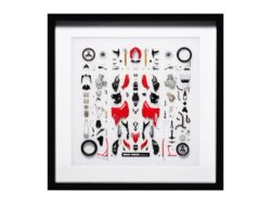 Tamiya 21236 1/12 Scale Ducati 1199 Panigale S Parts Panel (Red Version)