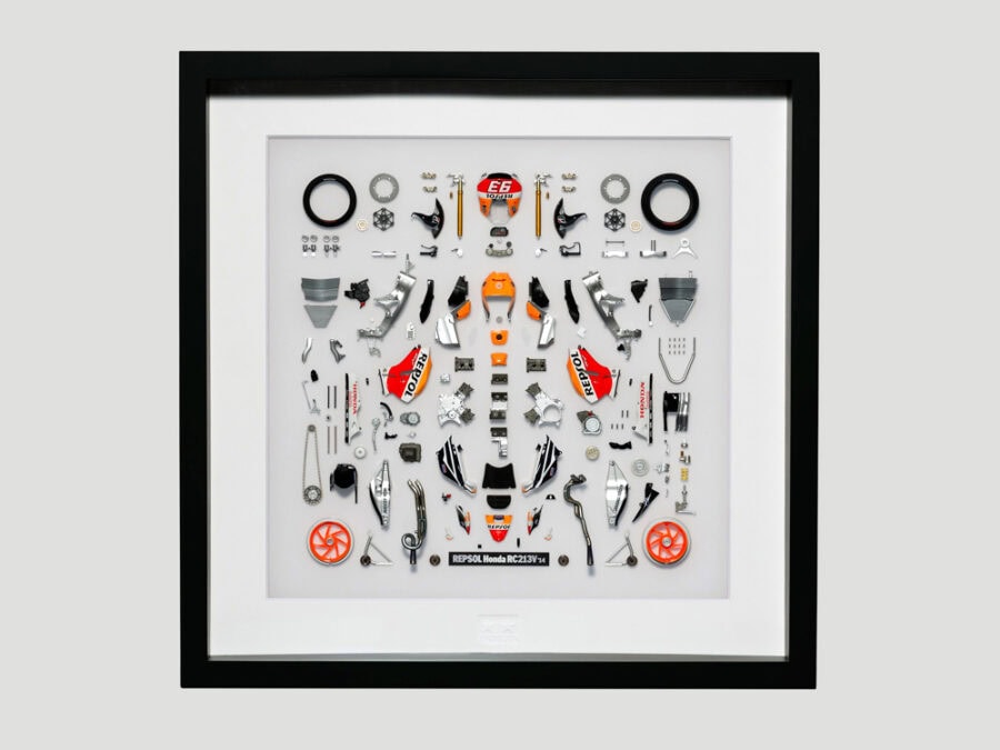 Tamiya 21238 1/12 Scale REPSOL Honda RC213V'14 Parts Panel：圖片 1