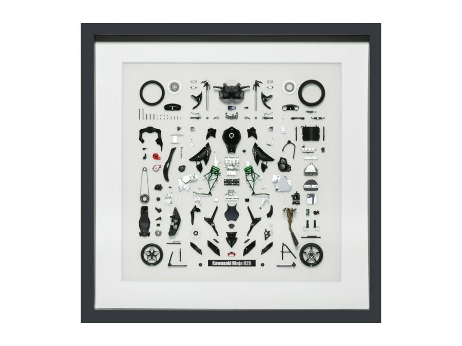 Tamiya 21240 1/12 Scale Kawasaki Ninja H2R Parts Panel：圖片 1