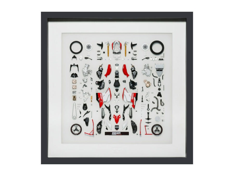 Tamiya 21241 1/12 Scale Ducati 1199 Panigale S Tricolore Parts Panel：圖片 1