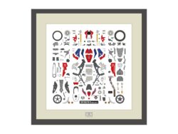 Tamiya 21243 1/12 Scale Honda CBR1000RR-R FIREBLADE SP RED Parts Panel