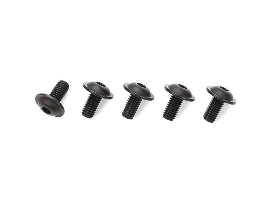 Tamiya 22008 3x6mm Steel Flanged Screws (5pcs.)：圖片 1