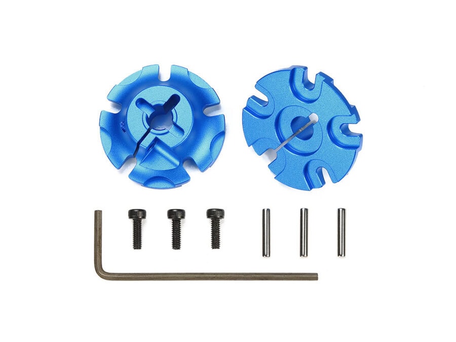 Tamiya 22043 The Hornet Clamp Type Aluminum Wheel Hubs (2pcs.)：圖片 1