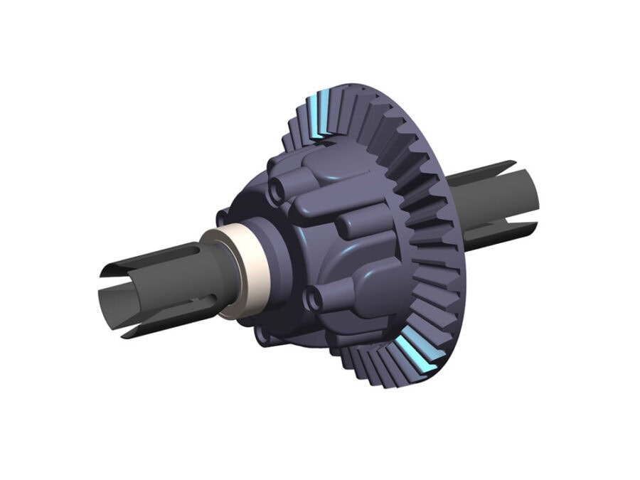Tamiya 22049 XV-02/TT-02 Oil Gear Differential Unit：圖片 2
