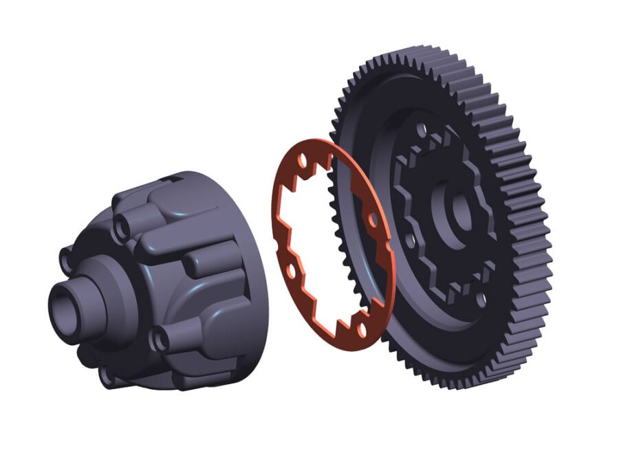 Tamiya 22050 06 Module Spur Gear (70T) for XV-02 Gear Differential：圖片 2
