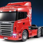 Tamiya 23670 - 1/14 RC RTR Scania R620 6x4 Highline Tractor Truck Full Operation Finished Truck Red Limited Edition