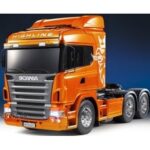 Tamiya 23689 1/14 RC RTR Scania R620 Highline - Full Op. Finished (Met Orange)