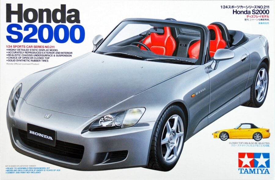 Tamiya 24211 1/24 Honda S2000：圖片 2