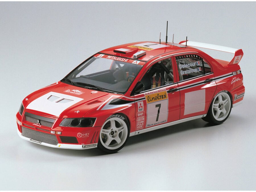 Tamiya 24257 1/24 Mitsubishi Lancer Evolution VII WRC：圖片 1